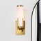 Nuvo Roselle - 1 Light Vanity - Natural Brass with White Glass 60/8041 - alternate 3